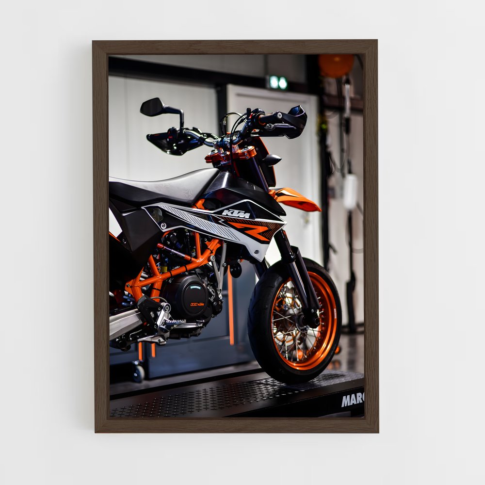 Poster Moto Garage – affiche KTM Moto (vue 5)